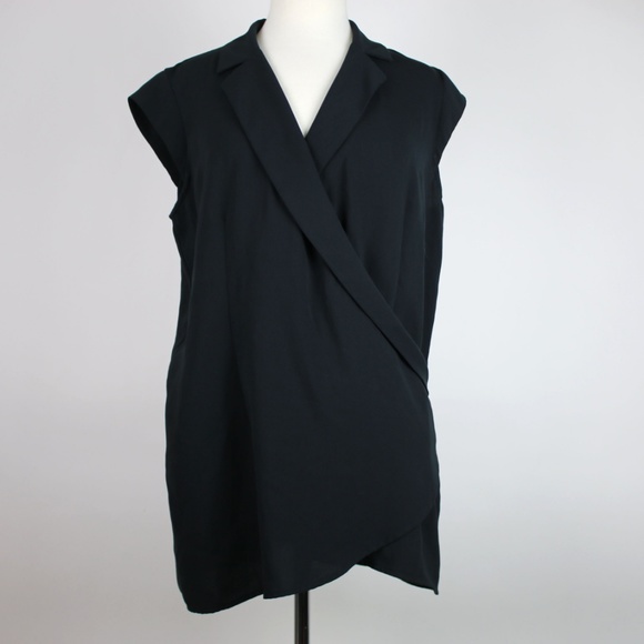 CAbi 757 Origami Wrap Blouse Top MEDIUM - Picture 2 of 6